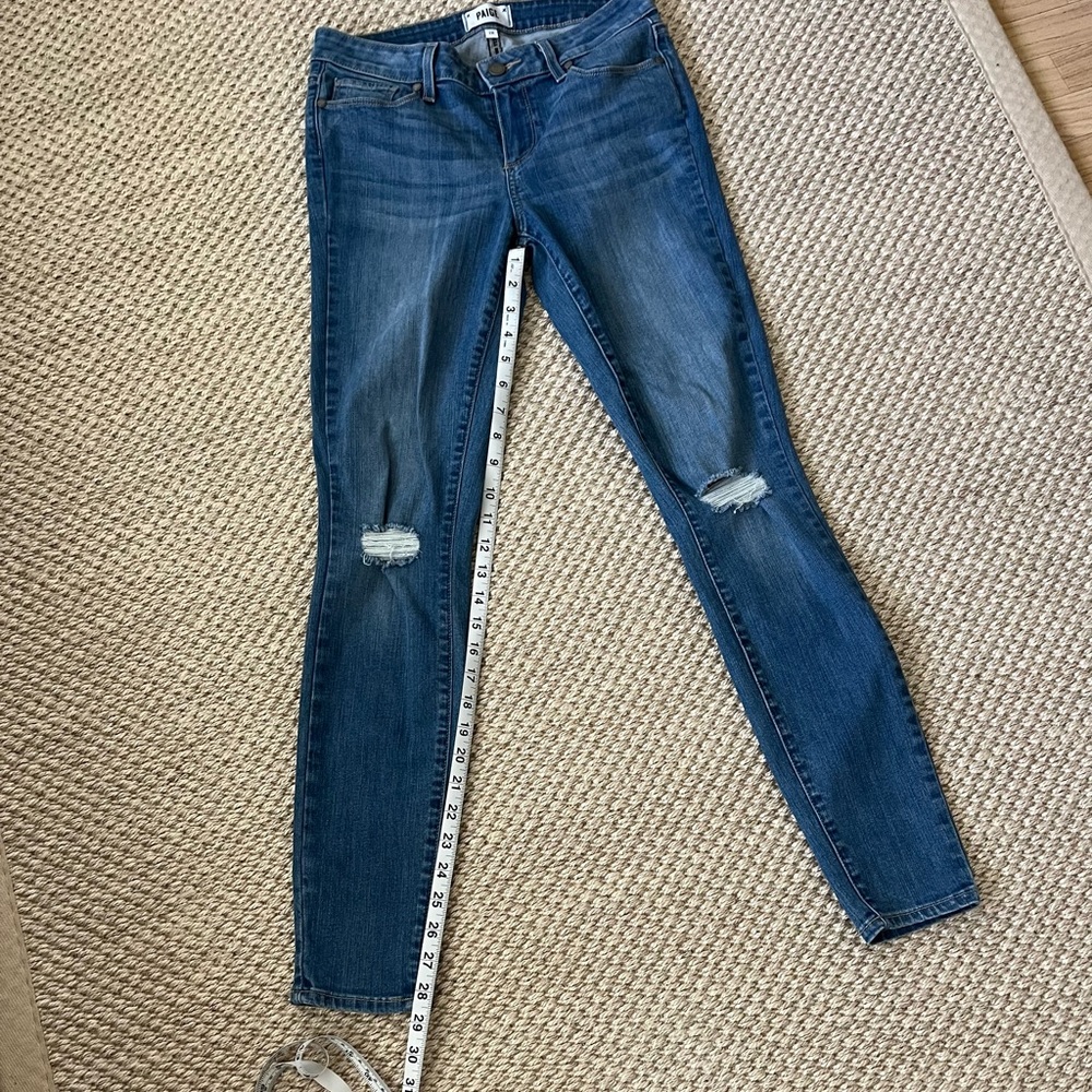 Paige Blue Denim Jeans - Picture 5 of 5